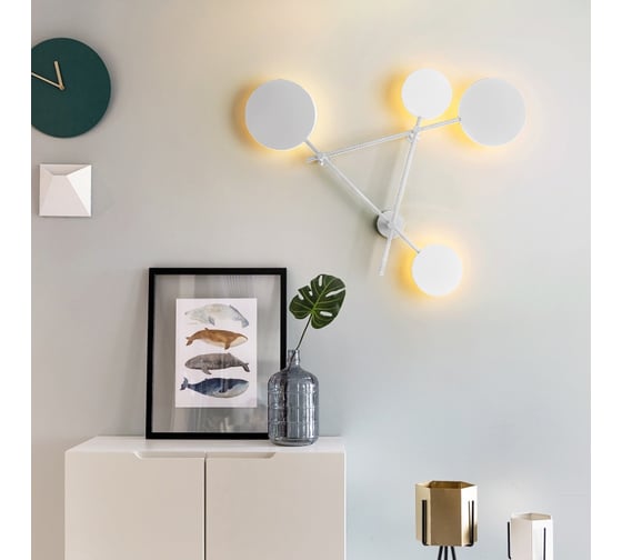 Бра IMPERIUMLOFT Iride Bernhardt dots 100 см, белый 178308-26