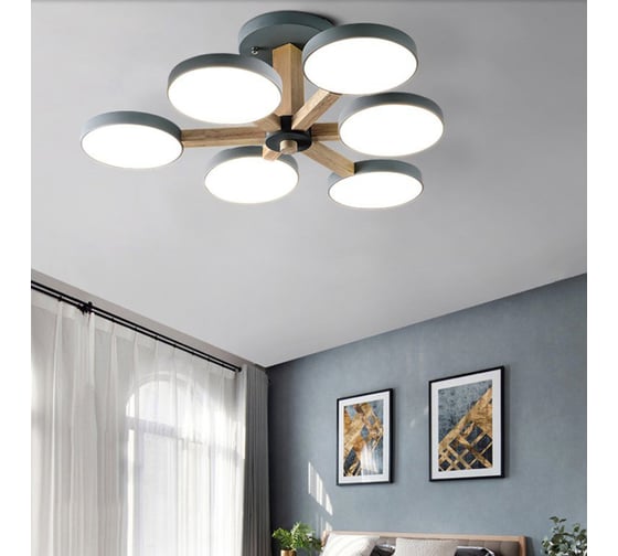 Потолочный светильник IMPERIUMLOFT TURNA L6 Grey 228856-26