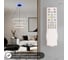 Люстра подвесная с пультом Citilux ТRIO LED Чёрная CL215B061E 21