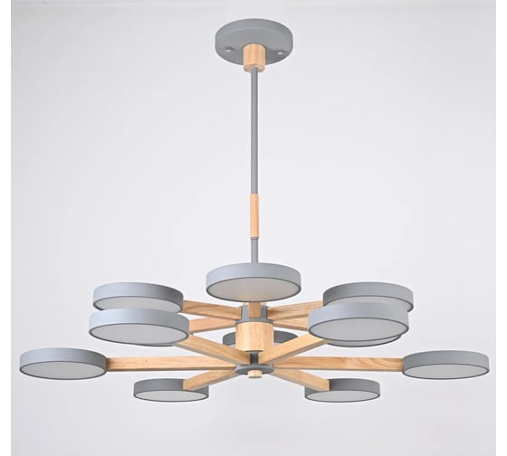 Подвесная люстра IMPERIUMLOFT TURNA DBL L12 Gray 229089-26