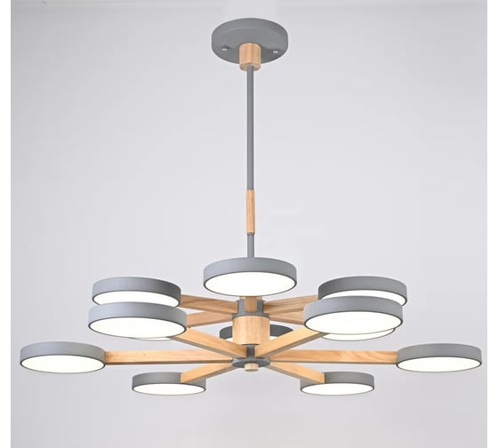 Подвесная люстра IMPERIUMLOFT TURNA DBL L12 Gray 229089-26