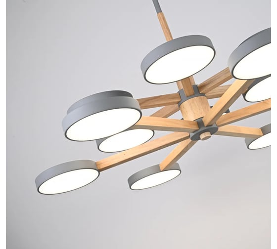 Подвесная люстра IMPERIUMLOFT TURNA DBL L12 Gray 229089-26