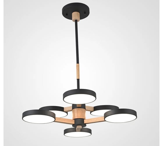Подвесная люстра IMPERIUMLOFT TURNA DBL L6 Black 229084-26 1