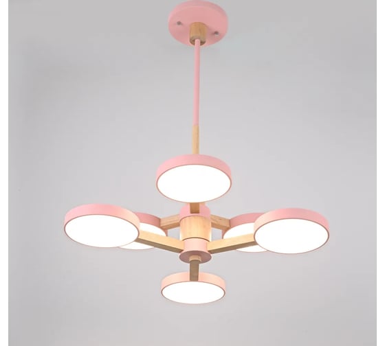 Подвесная люстра IMPERIUMLOFT TURNA DBL L6 Pink 229081-26