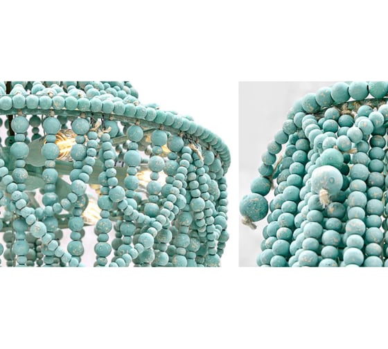 Люстра IMPERIUMLOFT Chanteuse Chandelier Turquoise 156897-22
