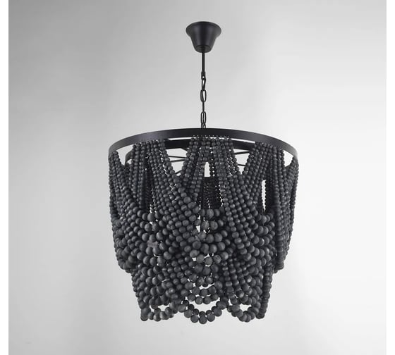 Люстра IMPERIUMLOFT Amelia Wood Bead Chandelier 123352-22 1