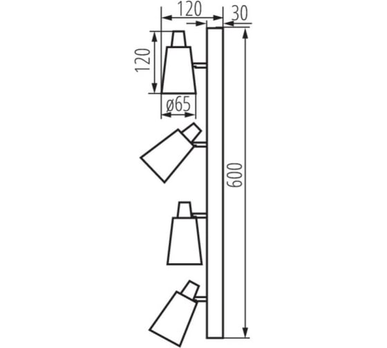 Настенный спот KANLUX белый SEMPRA EL-4I W-SR/ 33096