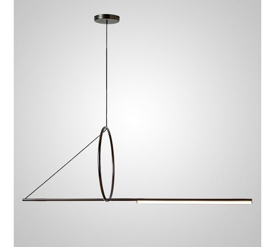 Подвесной светильник IMPERIUMLOFT SUSPENSION CERCLE ET TRAIT – GRAPHITE SATINE L170 202723-23 1