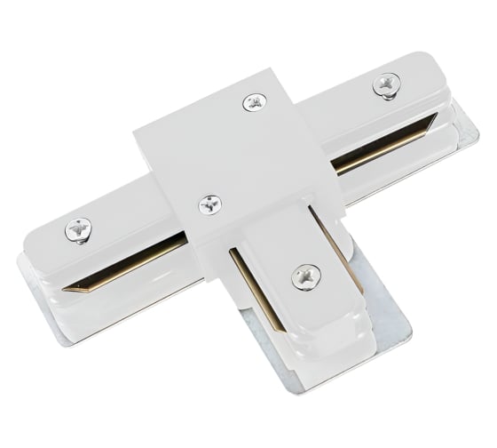 Коннектор IN HOME T-тип TRB-WH для шинопровода RB белый 4690612060651 1
