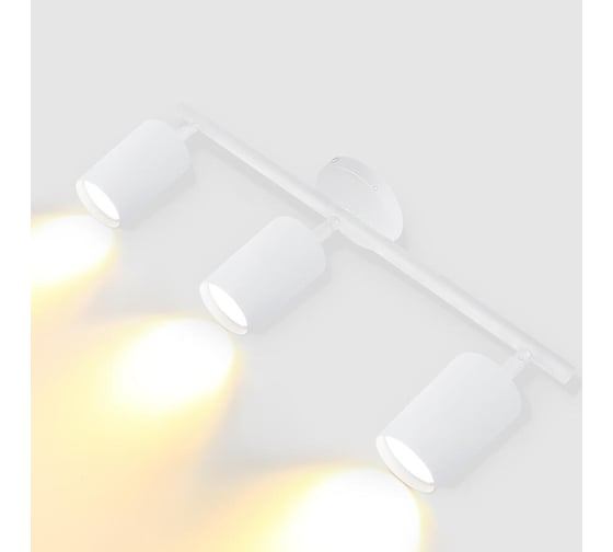 Накладной светильник на основании (спот) General Lighting Systems тройной General серия Башня (100*D55*H100мм) GWL-3GU10 661836 1