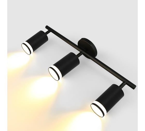 Накладной светильник на основании (спот) General Lighting Systems тройной General серия Башня (100*D55*H100мм) GWL-3GU10 661840 1
