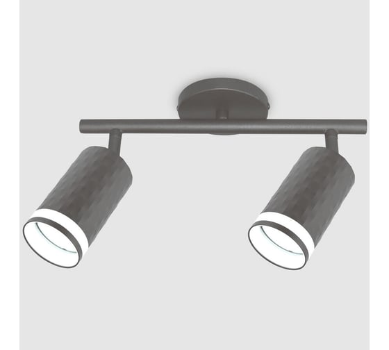 Накладной светильник (спот) General Lighting Systems General (D55*H100) GWL-2GU10-M-IP20, круглое основание, два патрона под 661868 1