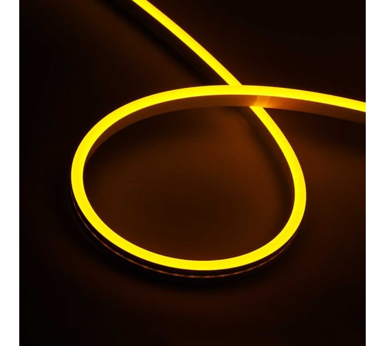 Гибкий неон MAKSILED 5 м, 10Вт/м, 24В, 6мм, желтый ML-NF-SIL-6mm-L50-24V-Yellow