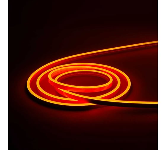 Гибкий неон MAKSILED 5 м, 10Вт/м, 24В, 6мм, оранжевый ML-NF-SIL-6mm-L50-24V-Orange 1