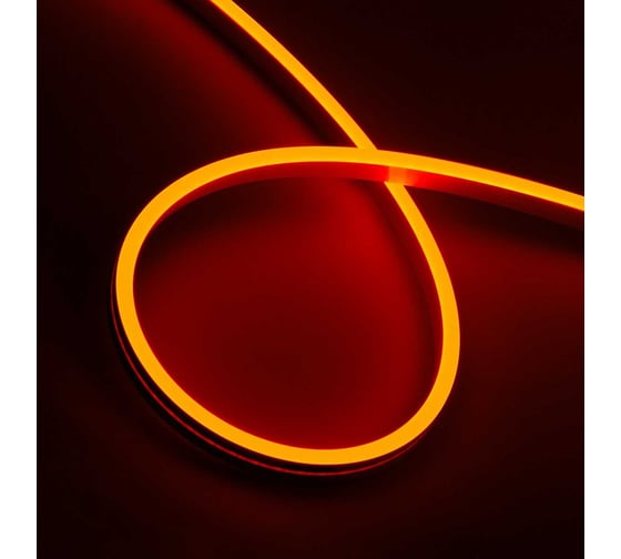 Гибкий неон MAKSILED 5 м, 10Вт/м, 24В, 6мм, оранжевый ML-NF-SIL-6mm-L50-24V-Orange