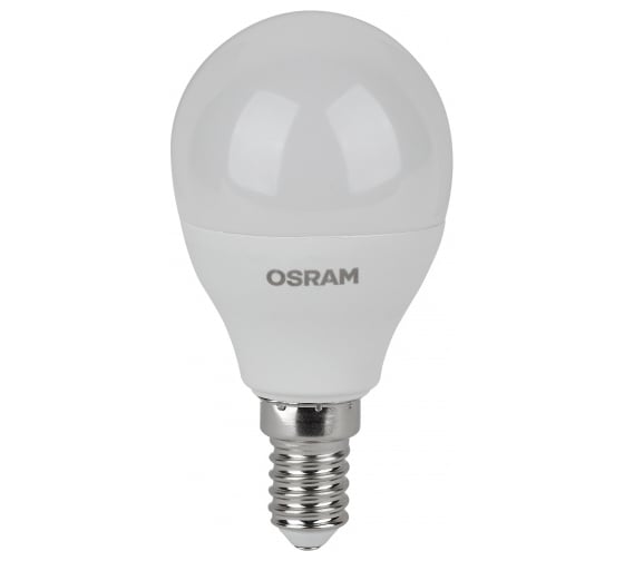 Светодиодная лампочка OSRAM LED STAR CLP100 9W/827 230VFR E14 10x1 RU 4099854327544 1