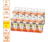 Светодиодная лампочка OSRAM LED STAR CLP100 9W/827 230VFR E14 10x1 RU 4099854327544