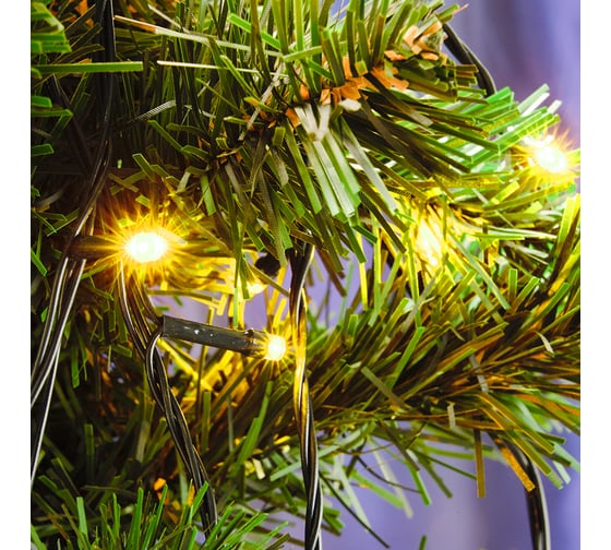 Линейная гирлянда FERON CL07, 400LED, желтый, статичная, 40м+3м, IP44, 24W, 41620