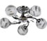 Люстра JUPITER LIGHTING черный хром-5х60W E27 230V, 21-52-52 A 1474/5 1