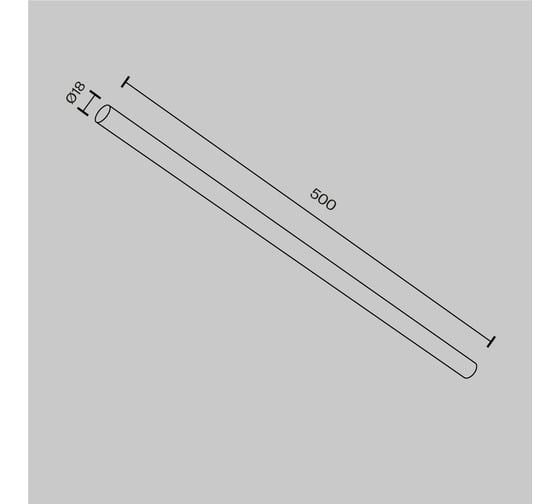 Соединитель для штанговой системы Maytoni CA001-L500-BS
