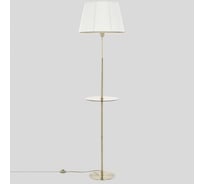 Торшер Citilux Линц бронза, со столиком и белым абажуром CL402980T