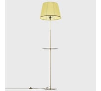 Торшер Citilux Линц бронза, со столиком и кремовым абажуром CL402983T