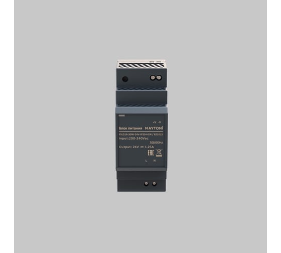 Блок питания Maytoni PSL016 24В, 30Вт, IP20, HDR 821015