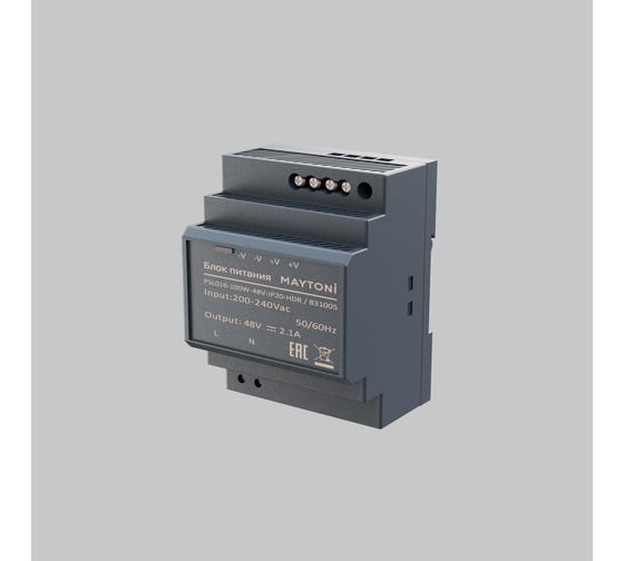 Блок питания Maytoni PSL016 48В, 100Вт, IP20, HDR 831005
