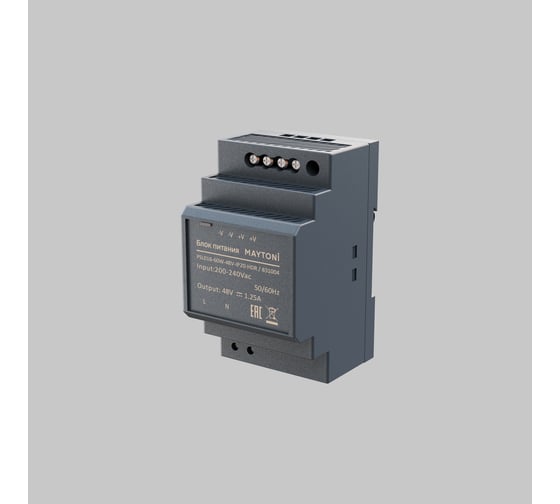 Блок питания Maytoni PSL016 48В, 60Вт, IP20, HDR 831004