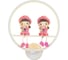 Бра HIPER LED 19Вт WHITE/PINK H061-1 1