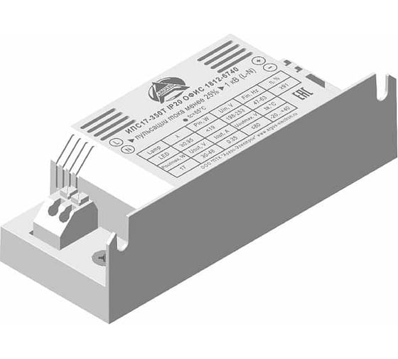 Источник питания Argos ИПС17-350Т IP20 ОФИС 1812-6740 6627467