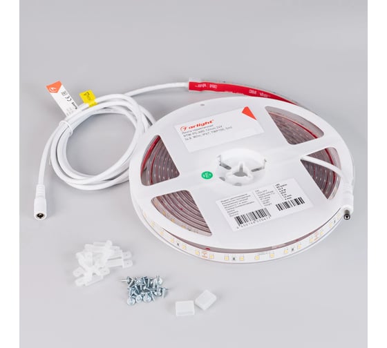 Светодиодная лента герметичная Arlight RTW-PS-A80-12mm 24V Warm2400 5м 053506