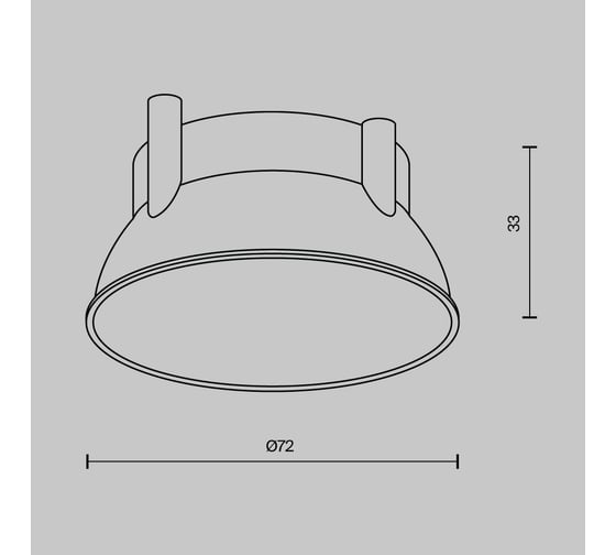 Рамка Maytoni Ring12-15W-RD-BS