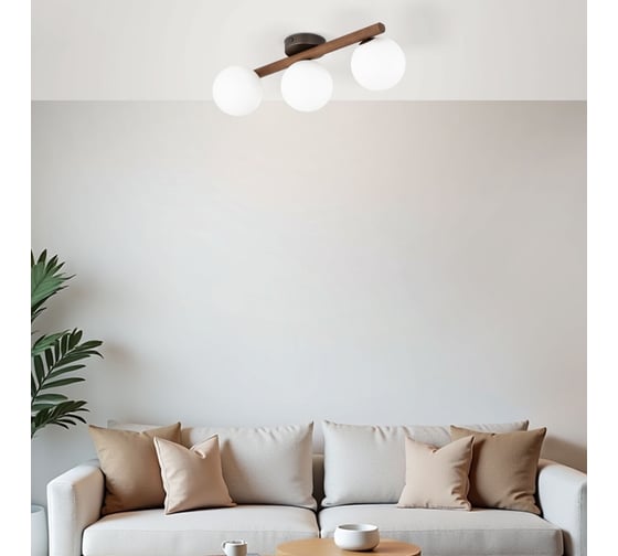 Потолочный светильник со стеклянными плафонами TK Lighting 10269 Este a068627