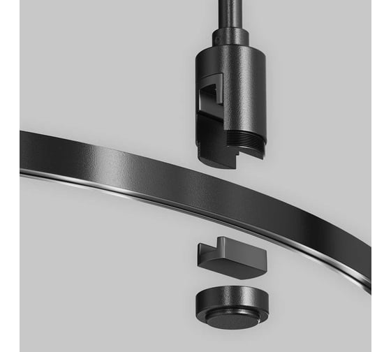 Шинопровод круглый Maytoni Flarity из полукругов 1800мм, черный TRX154-2SR-D1800-B
