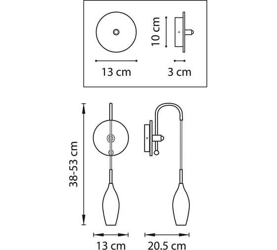 Бра Lightstar PENTOLA 803523