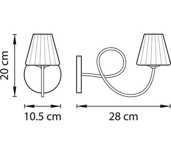 Бра Lightstar VORTICO 814613