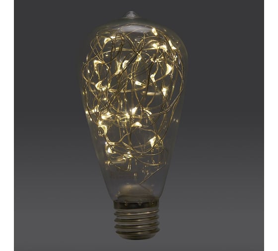 Светодиодная лампа FERON LB-380, ST64, 3W 175-265V E27 2700К, 250Lm, угол рассеивания 220 41674