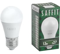 Светодиодная лампа SAFFIT SBG4513, G45 шар, 13W 230V E27 4000К, 1070Lm 55161