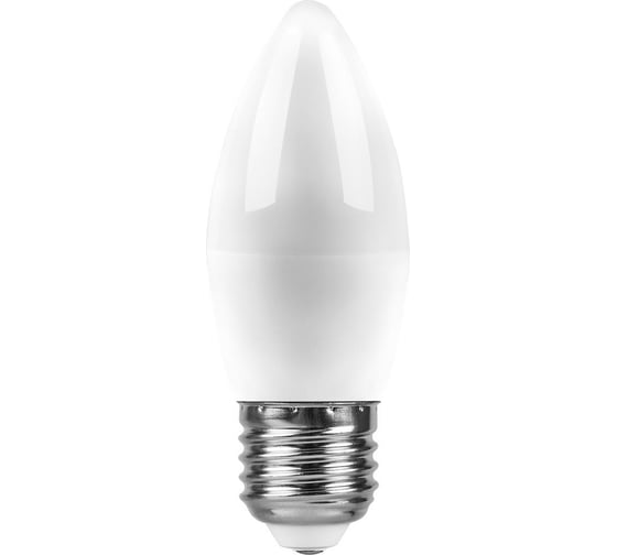 Светодиодная лампа SAFFIT SBC3713, C37 свеча, 13W 230V E27 4000К, 1070Lm 55167