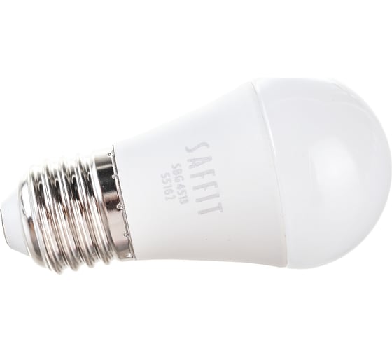 Светодиодная лампа SAFFIT SBG4513, G45 шар, 13W 230V E27 6400К, 1070Lm 55162