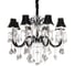 Хрустальная подвесная люстра Lumina Deco Denica LDP 66249-8 BK 1