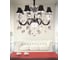Хрустальная подвесная люстра Lumina Deco Denica LDP 66249-8 BK 5