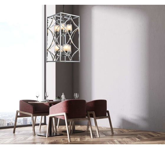 Подвесная люстра Lumina Deco Quadrato LDP 1223-8 CHR