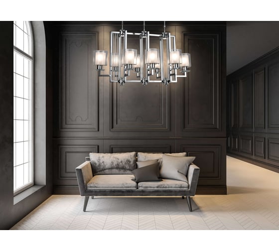 Подвесная люстра Lumina Deco Manhattan LDP 8012-8P CHR