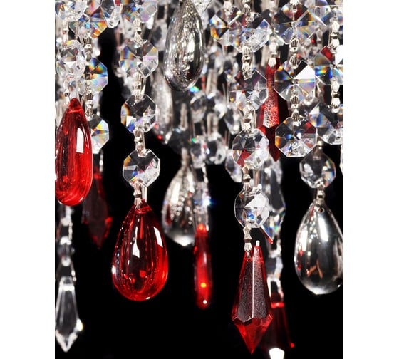 Хрустальная подвесная люстра Lumina Deco Aldonea LDP 7051-4 CHR