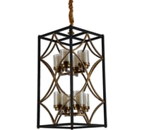 Подвесная люстра Lumina Deco Quadrato LDP 1223-8 BK+MD