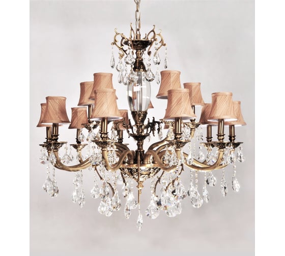 Хрустальная подвесная люстра Lumina Deco Lussinare LDP 9236-15