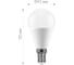 Светодиодная лампа FERON LB-950, G45 шар малый, 13W 230V E14 4000К, 1105Lm 38102 3