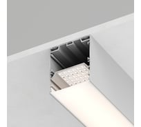 Накладной профиль для светодиодной ленты FERON CAB265 цвет серебро, 10376